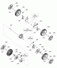 Murray BTPD22625 (7800884) - Brute 22" Steel Deck Self-Propelled Walk-Behind Mower (2012) Ersatzteile Wheels Group (7501776)