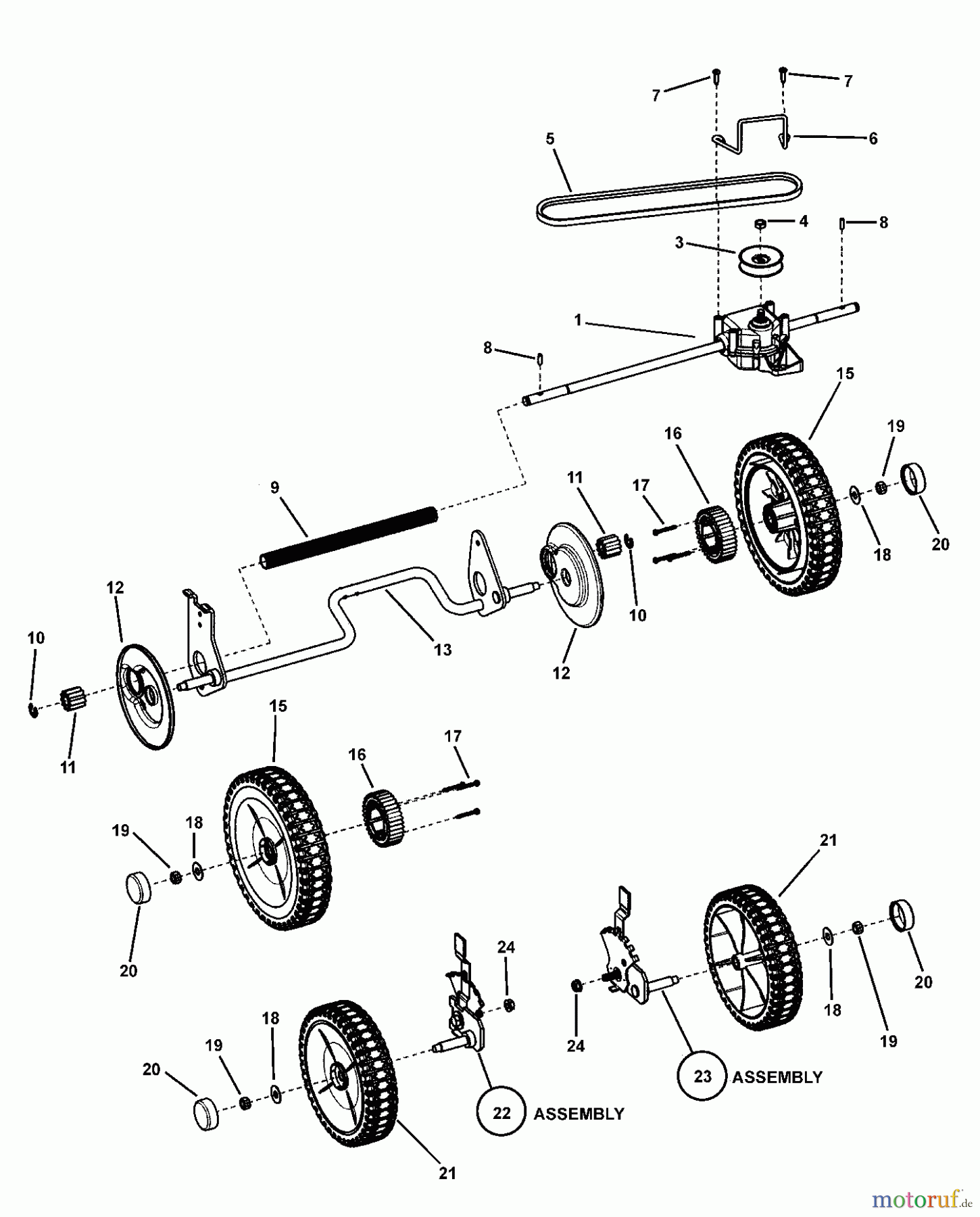  Murray Rasenmäher BTPV21675E (7800268) - Brute 21