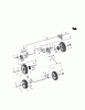 Murray NJS25 (7800233) - John Deere 21" Walk-Behind Mower (California) (2009) Ersatzteile Wheels and Axles