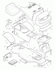 Murray 38710A - 38" Lawn Tractor (1999) Ersatzteile Chassis & Hood