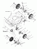 Murray JS26 (LP7800574) - John Deere 22" Walk-Behind Mower (2010) Ersatzteile Group, Wheel, 3PT HOC, FWD, Deere