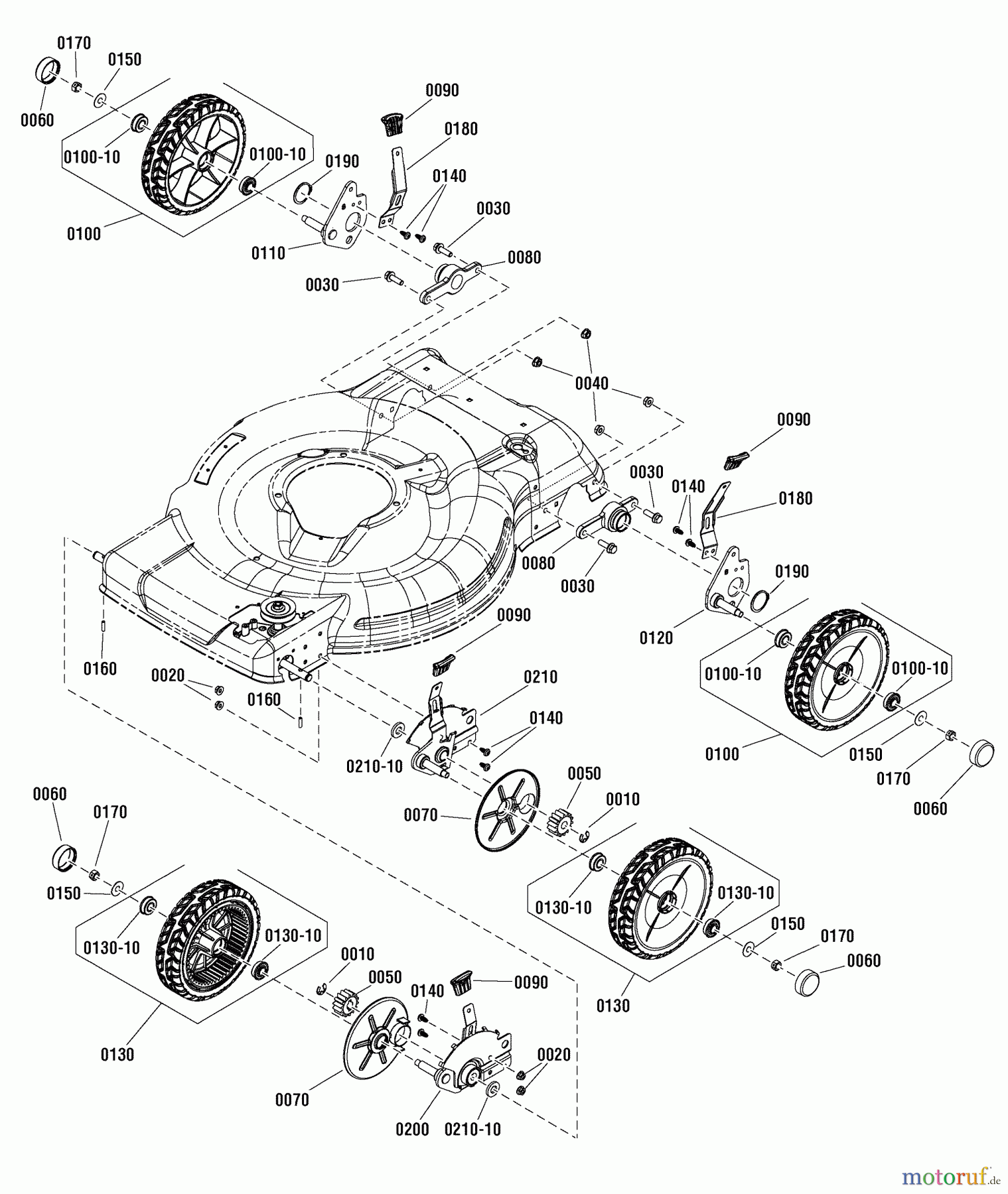 Murray Rasenmäher JS28 (7800824) - John Deere 22
