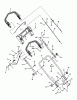 Murray NJS45 (7800235) - John Deere 21" Walk-Behind Mower (California) (2009) Ersatzteile Levers and Handles
