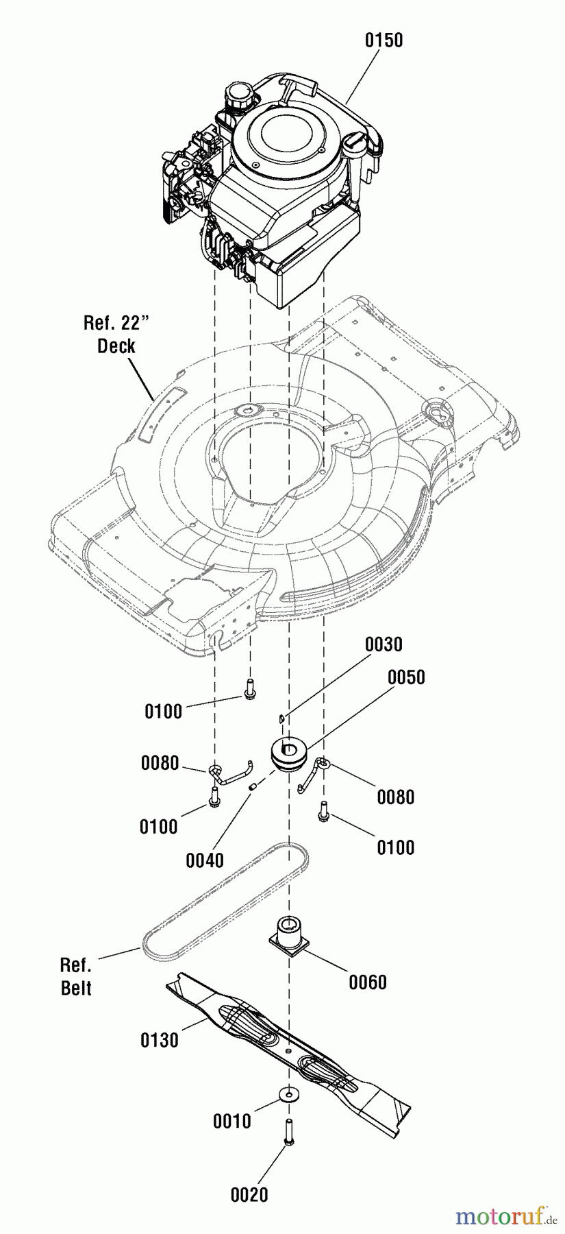 Murray Rasenmäher JS46 (7800792) - John Deere 22