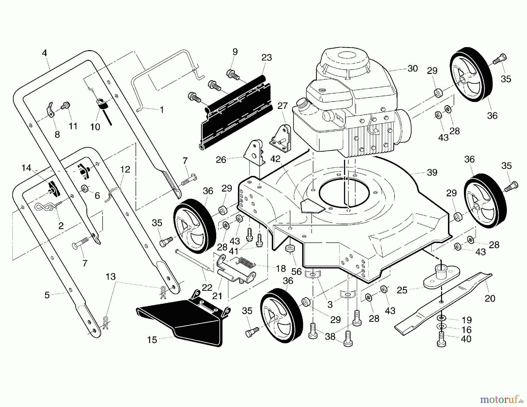 Murray Rasenmäher M20300 (96114002402) - Murray 20