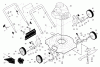 Murray M22450 (96114002500) - 22" Walk Behind Mower (2012) Ersatzteile Deck Group (96114002500)