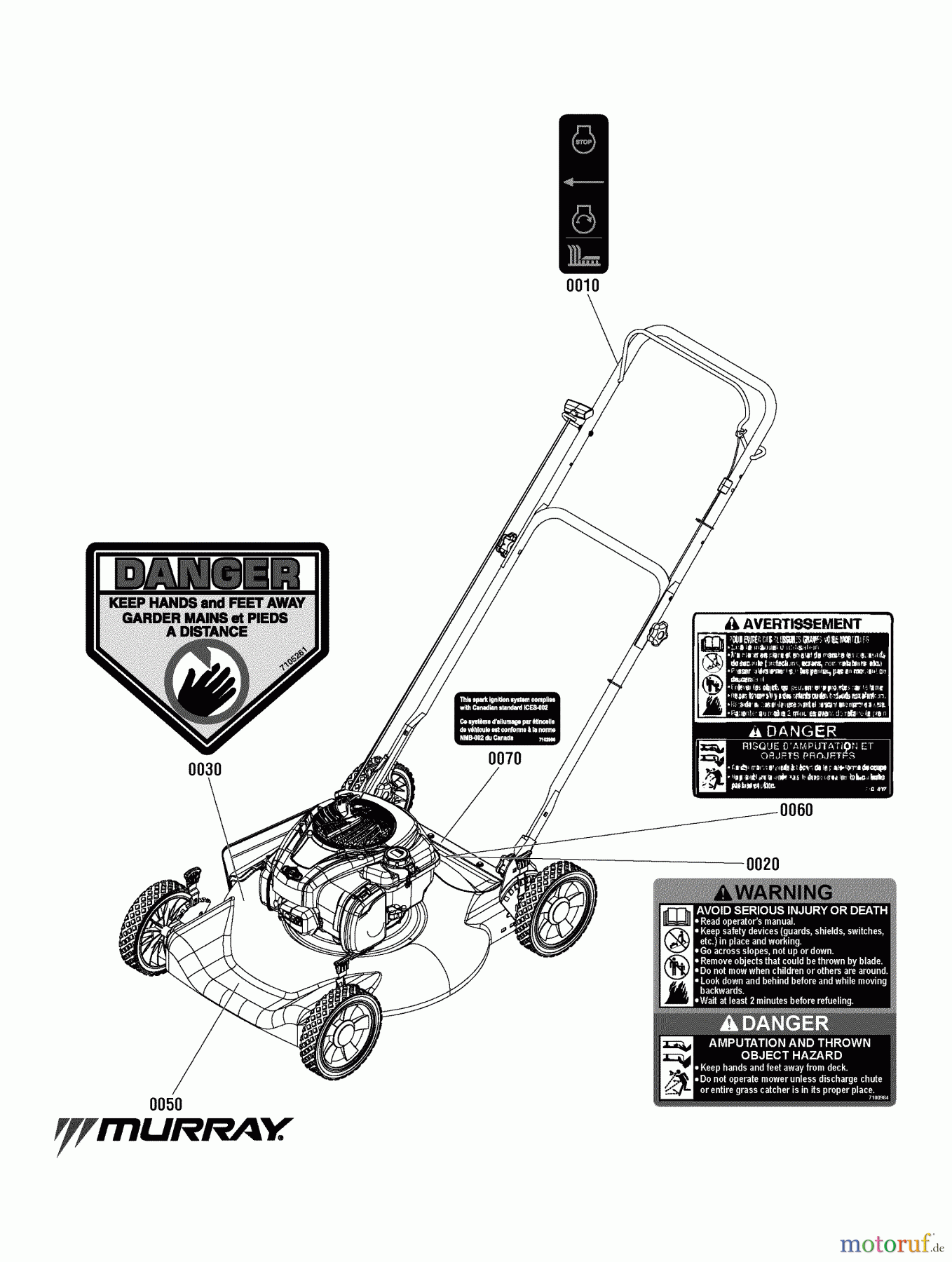 Murray Rasenmäher MD2250FC (7800889) - Murray 22
