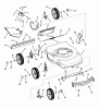 Murray NM2255 (7800240) - 22" Walk-Behind Mower (2008) Ersatzteile Deck Assembly - Push, 3-n-1