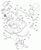 Murray MX500E (881551) - 19" Self Propelled Mower CE, 500E Series (2012) Ersatzteile Deck Group (881331_881334)