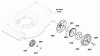 Murray MXTH675EX (881554) - 19" High Wheel Self Propelled Mower CE, 675EX Series (2012) Ersatzteile Wheels Group - High Wheel (881343)