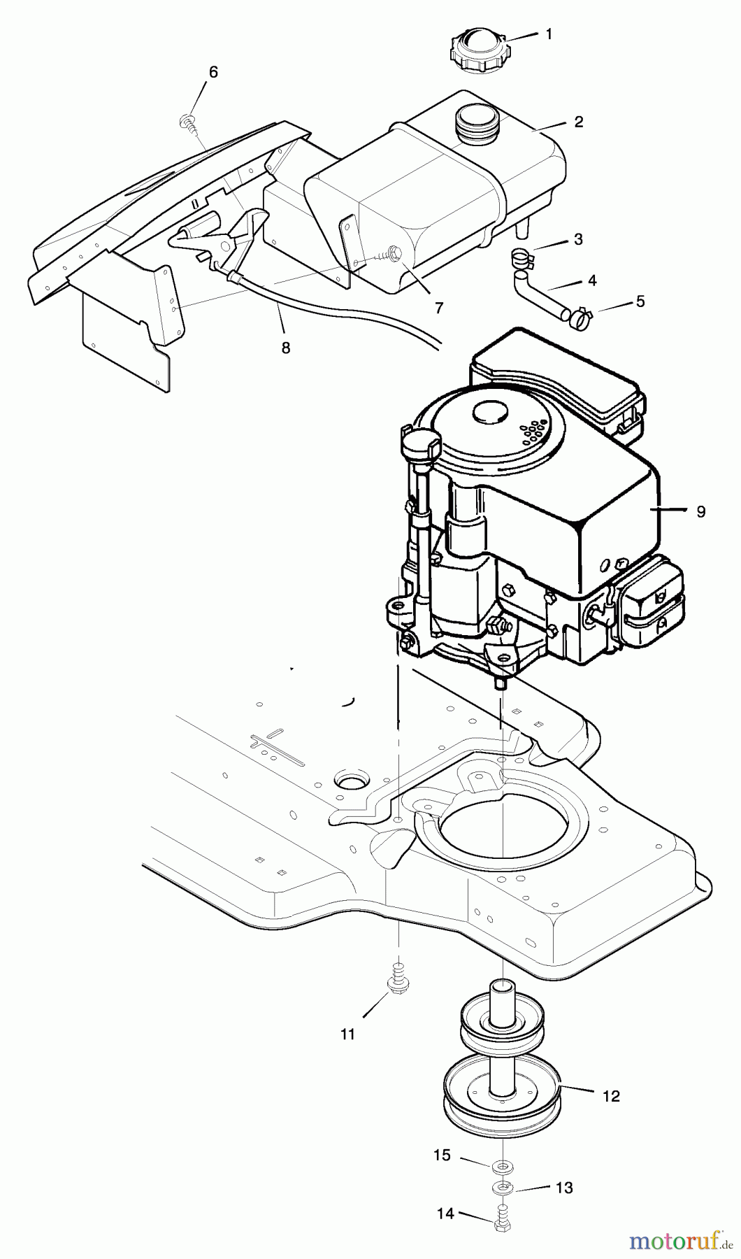  Murray Rasen- und Gartentraktoren 38711x96A - B&S/Murray 38