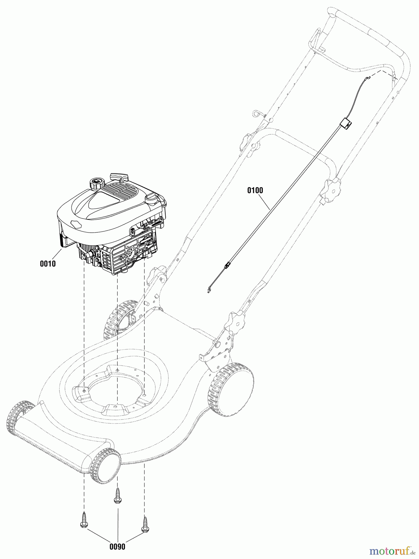 Murray Rasenmäher MXMU19675E (881560) - Murray 19