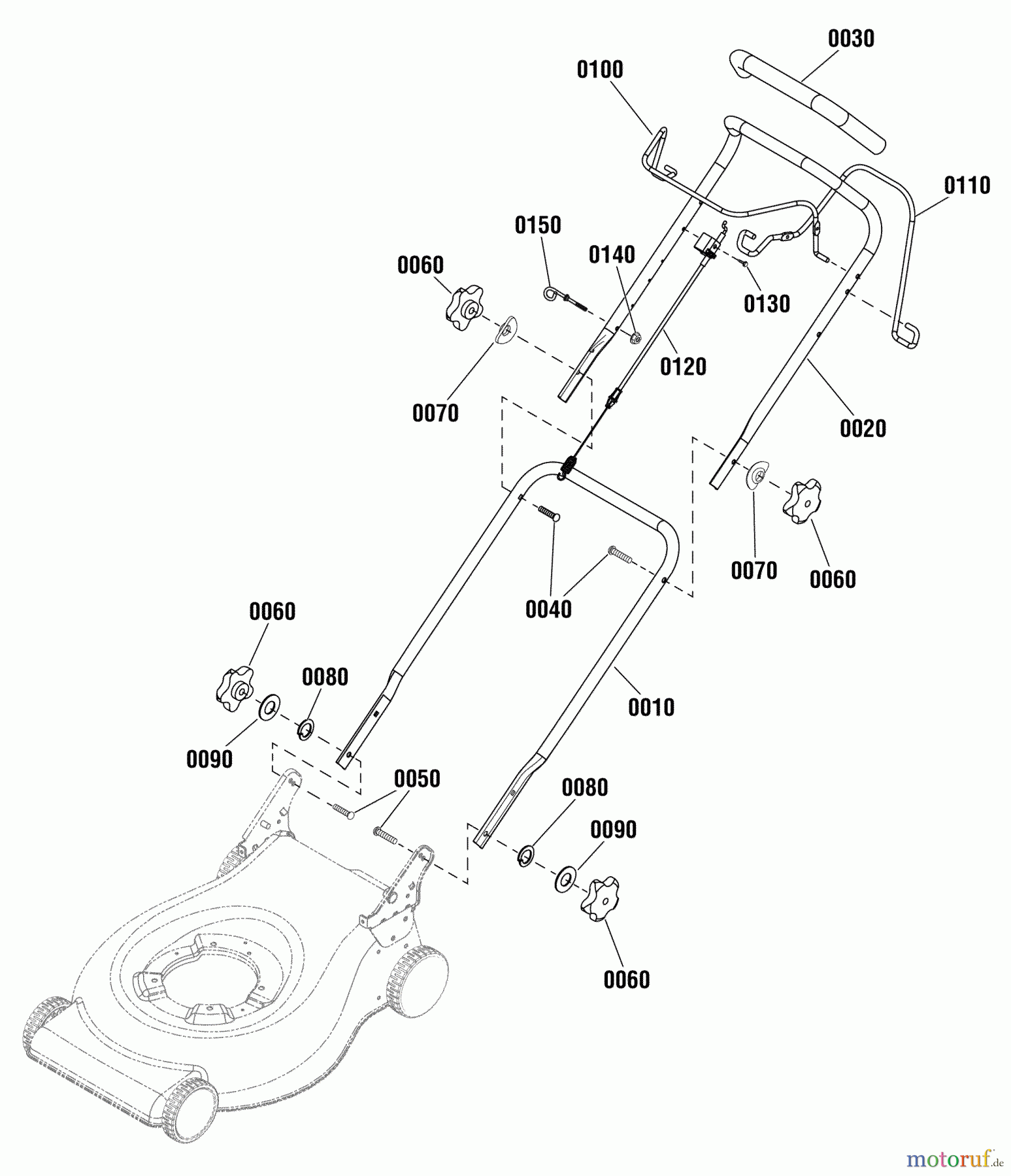 Murray Rasenmäher MXU16550E (881559) - Murray 16
