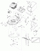 Murray MXUA19675 (881224) - 19" Walk-Behind Mower (2011) Ersatzteile Deck & Engine Group