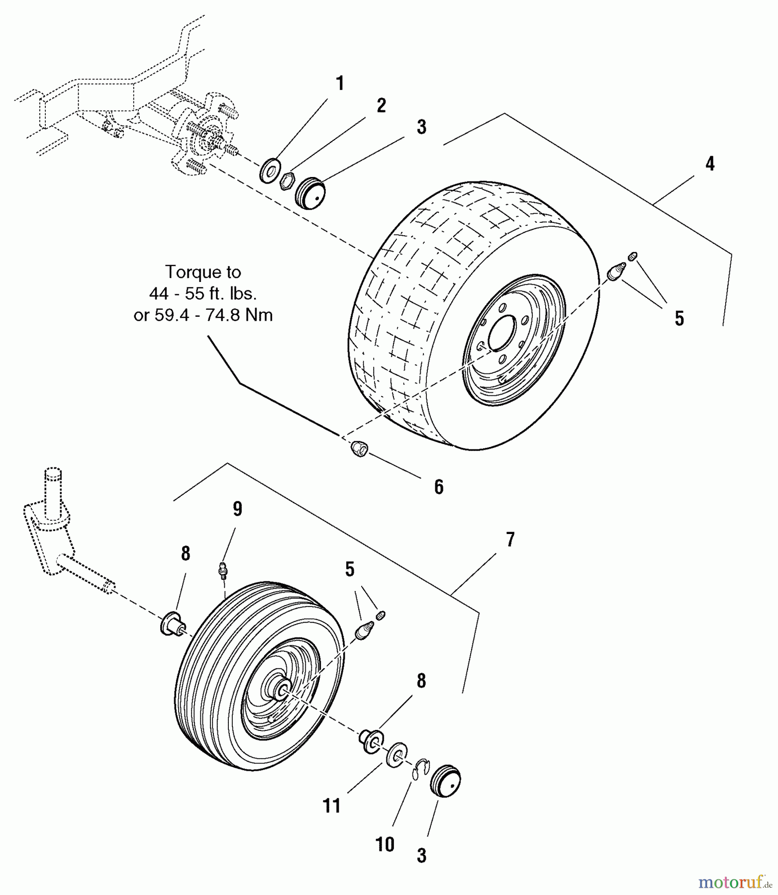  Murray Nullwendekreismäher, Zero-Turn 107.277741 (2690519) - Craftsman ZTS7500, 22HP B&S w/50