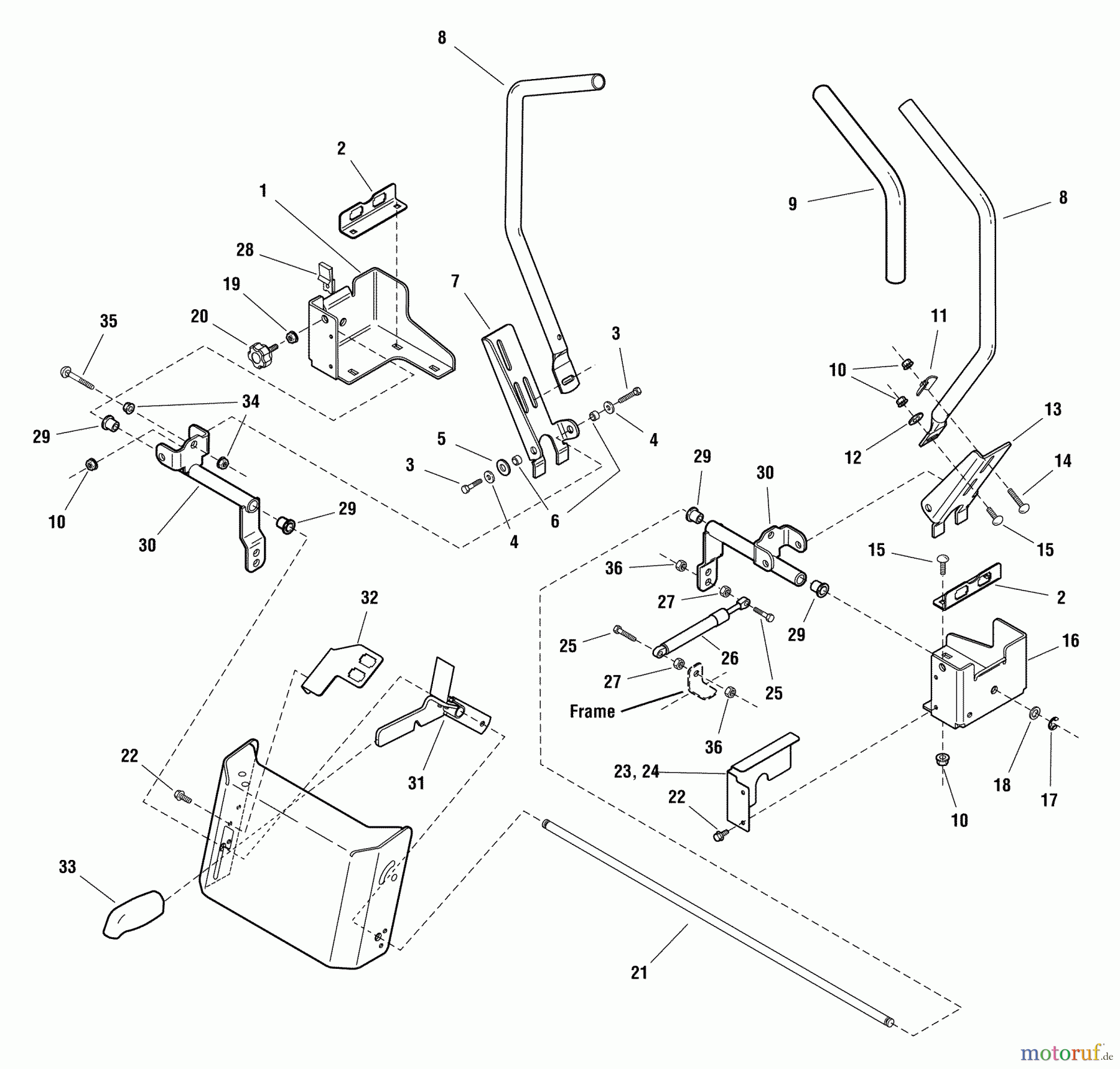 Murray Nullwendekreismäher, Zero-Turn 107.277700 (2277700) - Craftsman ZT 7000, 18HP Hydro w/50
