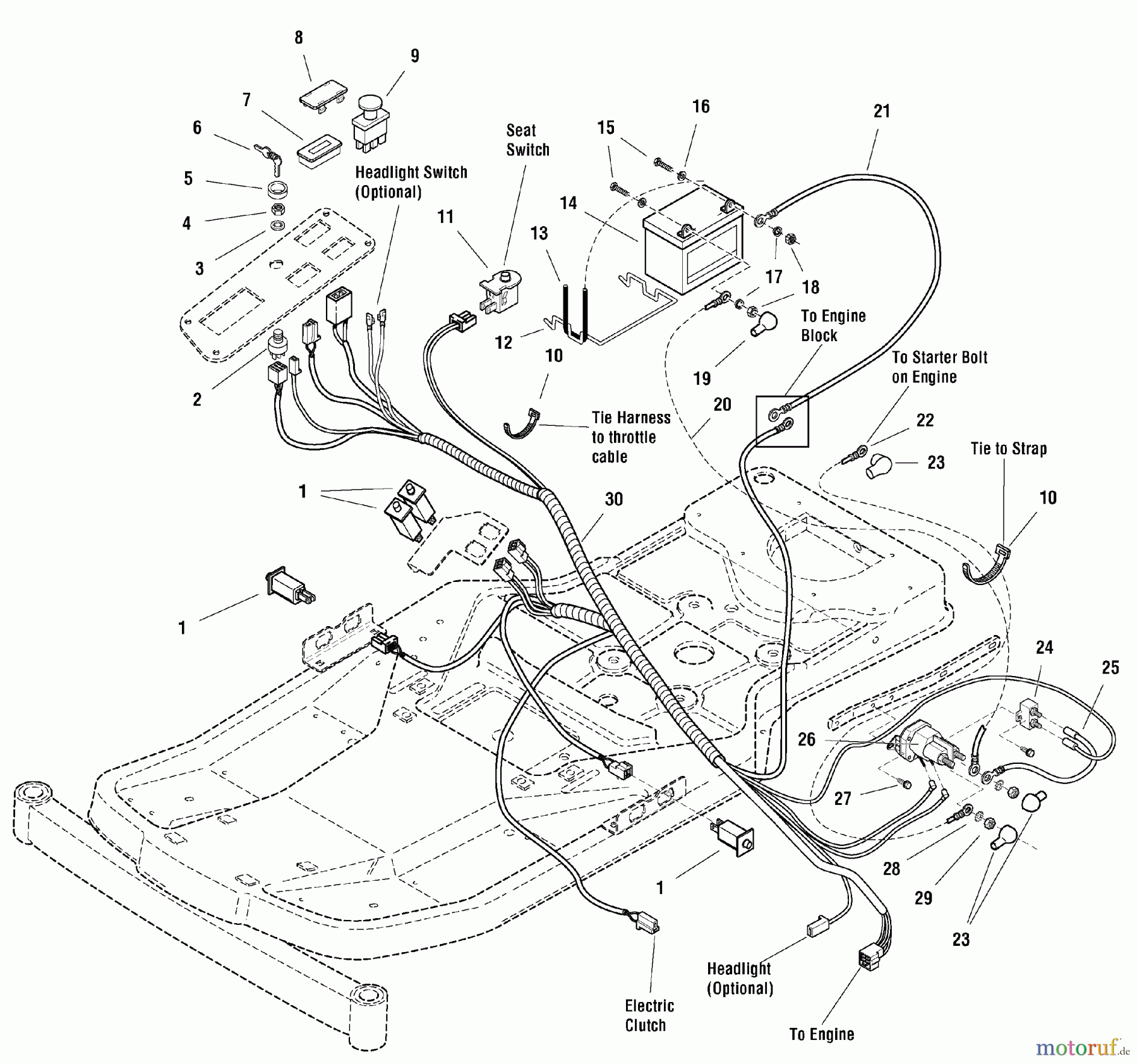 Murray Nullwendekreismäher, Zero-Turn 107.277700 (2277700) - Craftsman ZT 7000, 18HP Hydro w/50