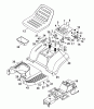 Wolf-Garten Trac OHV 7 6205000 Serie C (2004) Ersatzteile Rahmen, Sitz, Sitzwanne