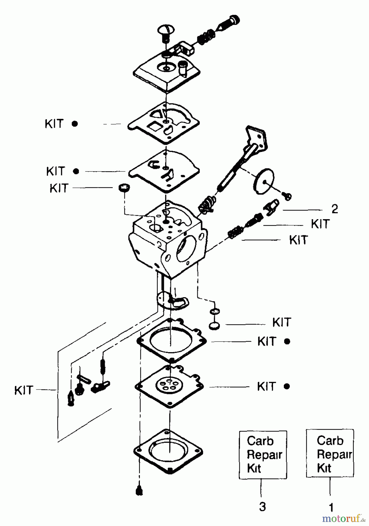 Poulan / Weed Eater Bläser / Sauger / Häcksler / Mulchgeräte 180SB - Weed Eater Twister Blower Carburetor Assembly