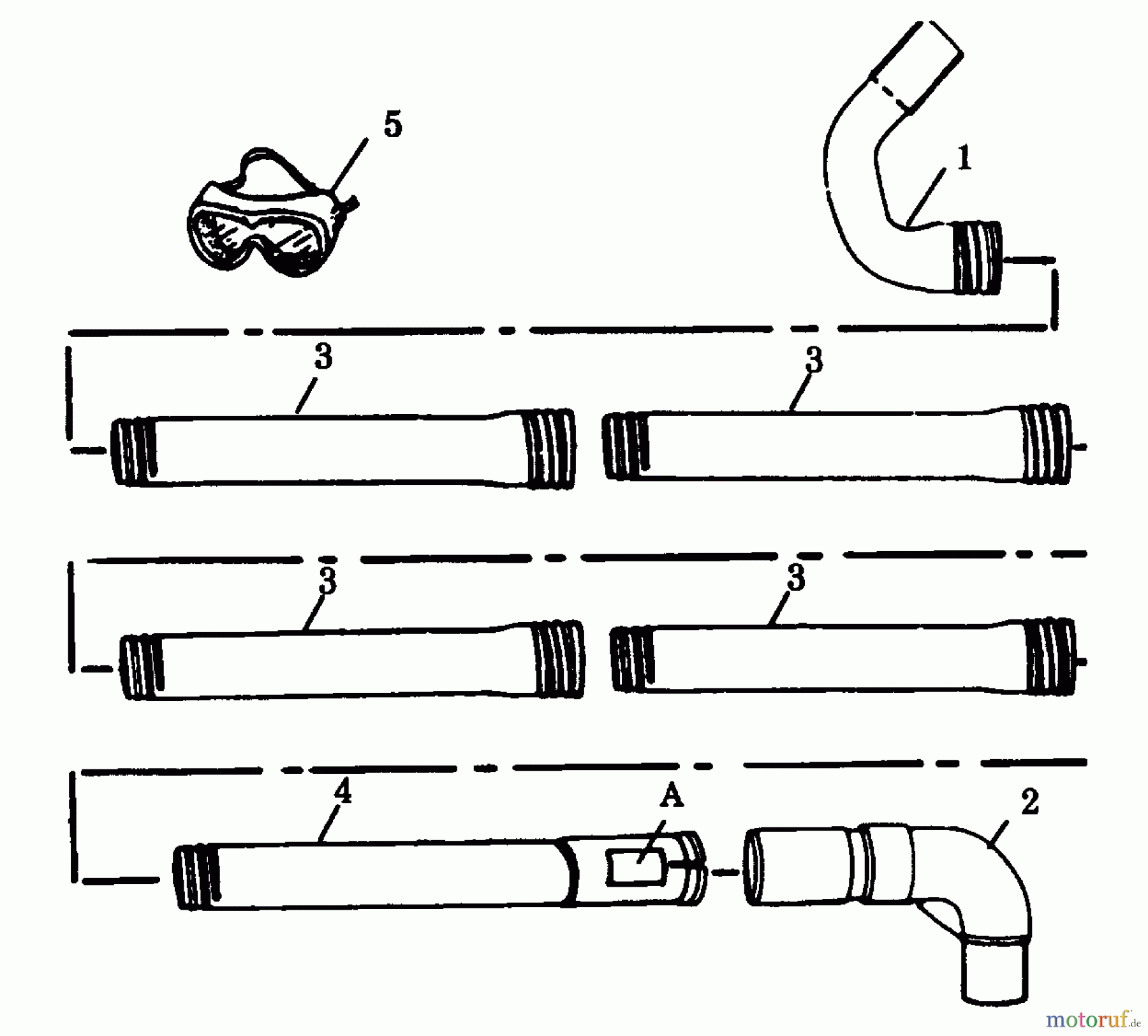 Poulan / Weed Eater Bläser / Sauger / Häcksler / Mulchgeräte 1925 - Weed Eater Blower GUTTER ATTACHMENT KIT