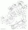 Poulan / Weed Eater PB20A46LT (96048005001) - Poulan Pro Lawn Tractor (2013-01) Ersatzteile CHASSIS ENCLOSURES