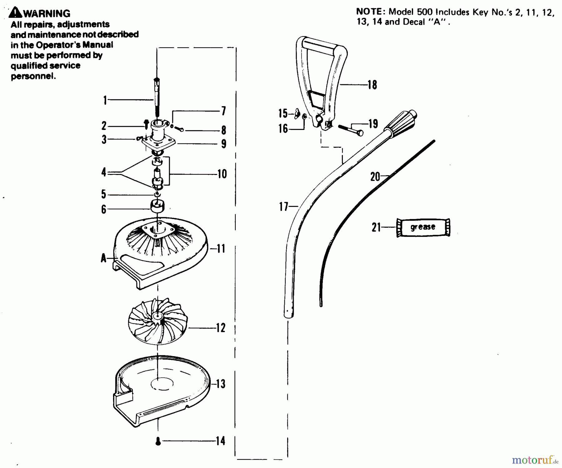 Poulan / Weed Eater Bläser / Sauger / Häcksler / Mulchgeräte 500 - Weed Eater Electric Blower POWER BLOWER ATTACHMENT