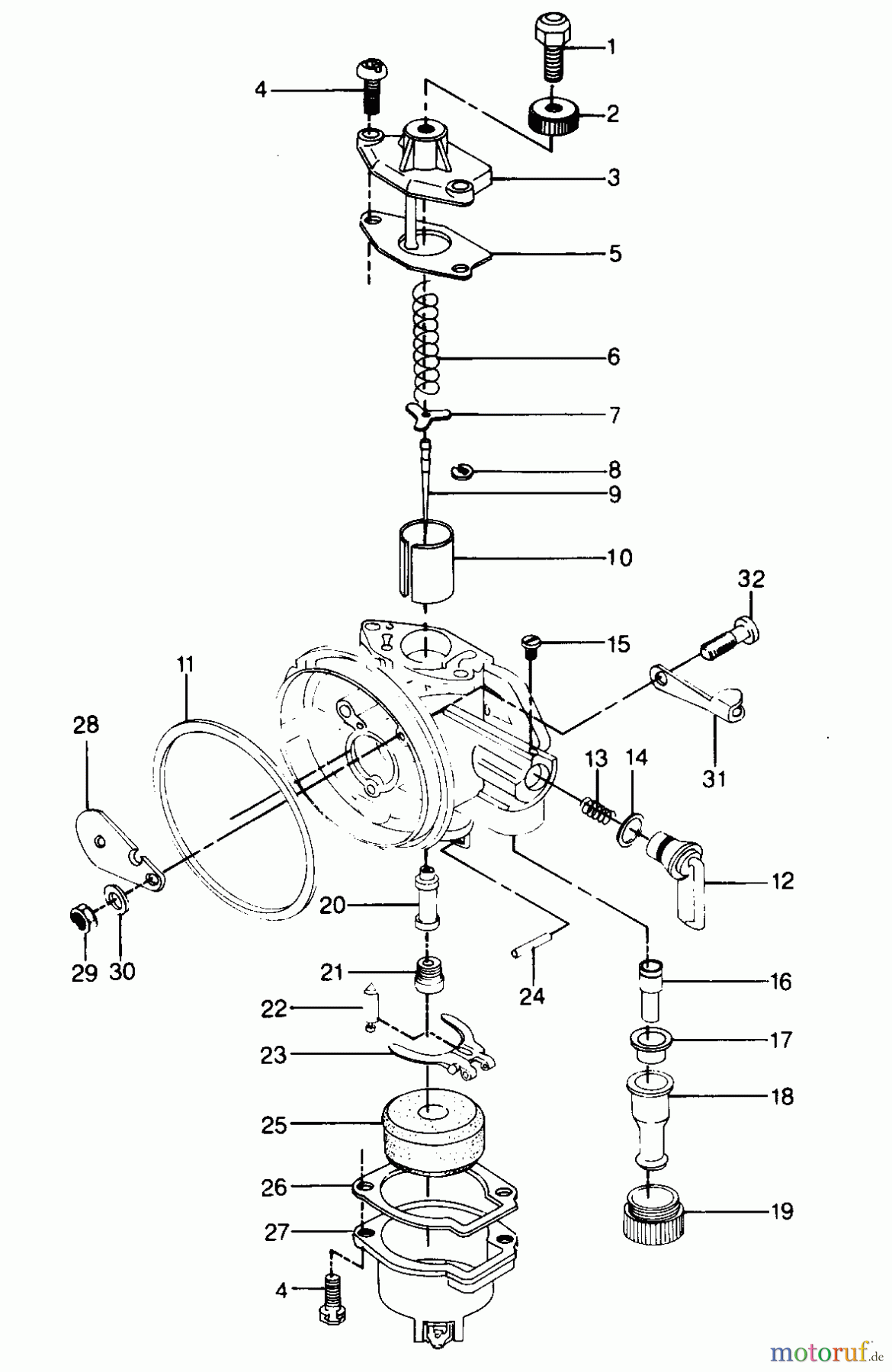 Poulan / Weed Eater Bläser / Sauger / Häcksler / Mulchgeräte 980 - Weed Eater Blower CARBURETOR