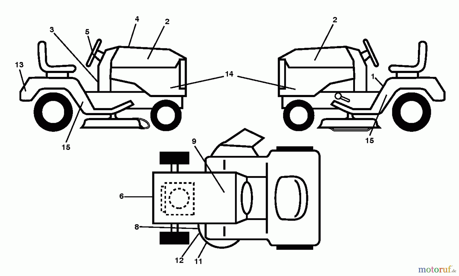 Poulan / Weed Eater Rasen und Gartentraktoren PBGT26H54 (96048002002) - Poulan Pro Lawn Tractor (2012-12) DECALS