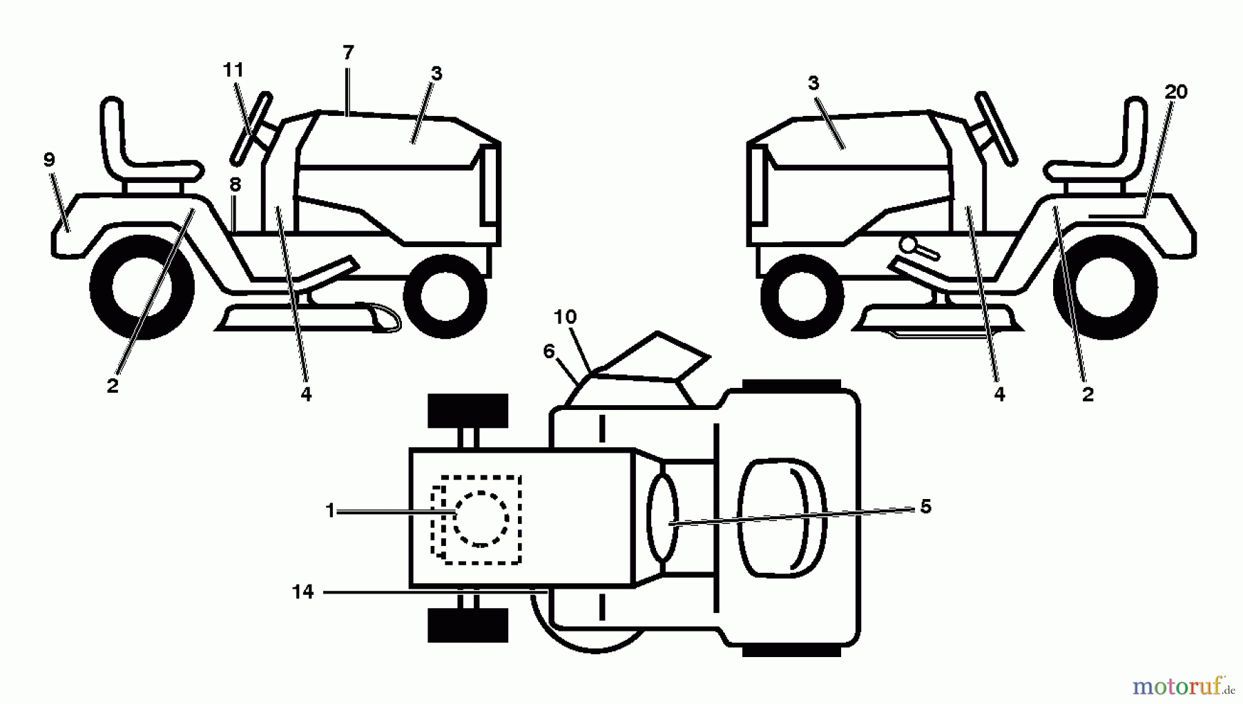 Poulan / Weed Eater Rasen und Gartentraktoren PO10530LT (96048003901) - Poulan Lawn Tractor (2012-12) DECALS
