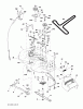 Poulan / Weed Eater PO14542LT (96012011900) - Poulan Lawn Tractor (2011-03) Ersatzteile MOWER DECK / CUTTING DECK