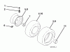 Poulan / Weed Eater PO14542LT (96012011900) - Poulan Lawn Tractor (2011-03) Ersatzteile WHEELS TIRES