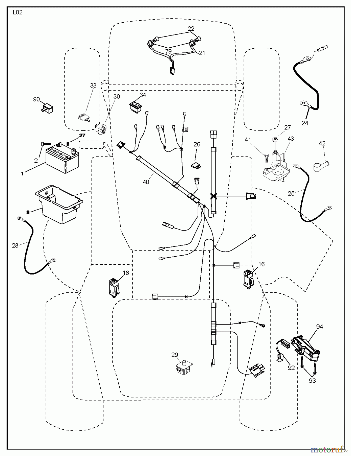 Poulan / Weed Eater Rasen und Gartentraktoren PO17542LT (96012011001) - Poulan Lawn Tractor (2011-03) ELECTRICAL