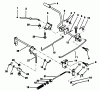 Poulan / Weed Eater PP11536K - Poulan Pro Lawn Tractor Ersatzteile BRAKE / REAR MOWER LIFT ASSEMBLY