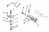 Poulan / Weed Eater PP11536K - Poulan Pro Lawn Tractor Ersatzteile SECTOR GEAR / AXLE SUPPORT