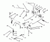 Poulan / Weed Eater PP1236A - Poulan Pro Lawn Tractor Ersatzteile BRAKE/REAR MOWER LIFT ASSEMBLY