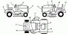 Poulan / Weed Eater PP125H38KA - Poulan Pro Lawn Tractor Ersatzteile DECALS