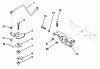 Poulan / Weed Eater PP125H38KA - Poulan Pro Lawn Tractor Ersatzteile SECTOR GEAR / AXLE SUPPORT