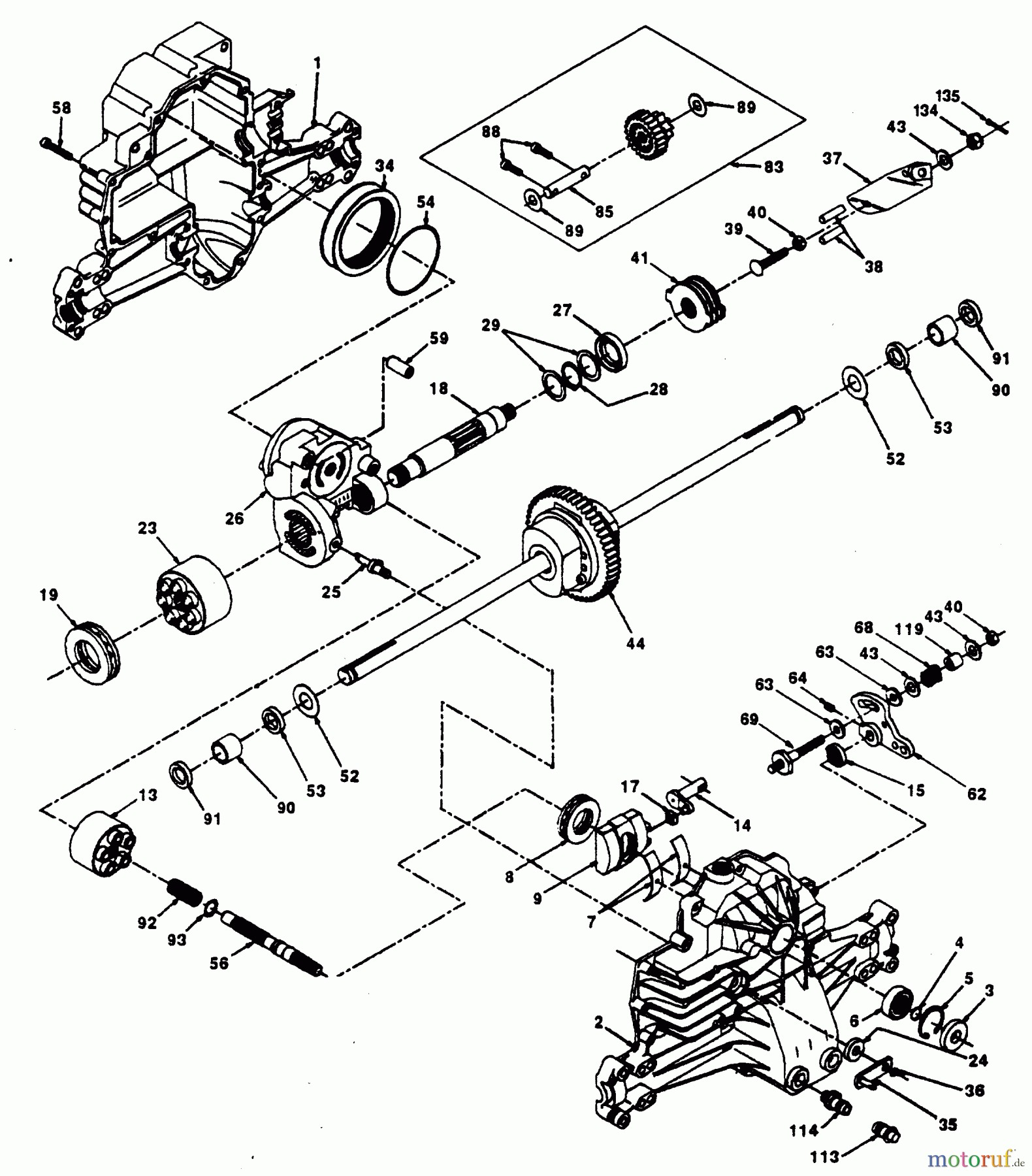  Poulan / Weed Eater Rasen und Gartentraktoren PP125H42J - Poulan Pro Lawn Tractor HYDRO-GEAR TRANSAXLE - MODEL NO. 319-0750