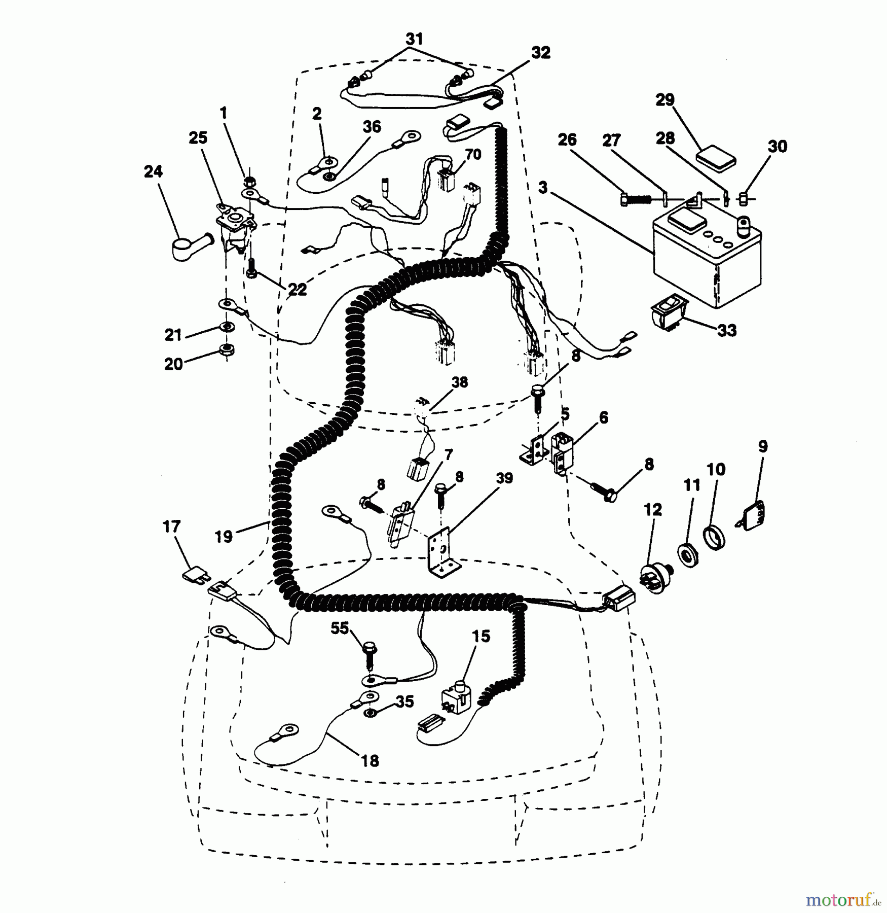 Poulan / Weed Eater Rasen und Gartentraktoren PP125R38JA - Poulan Pro Lawn Tractor ELECTRICAL