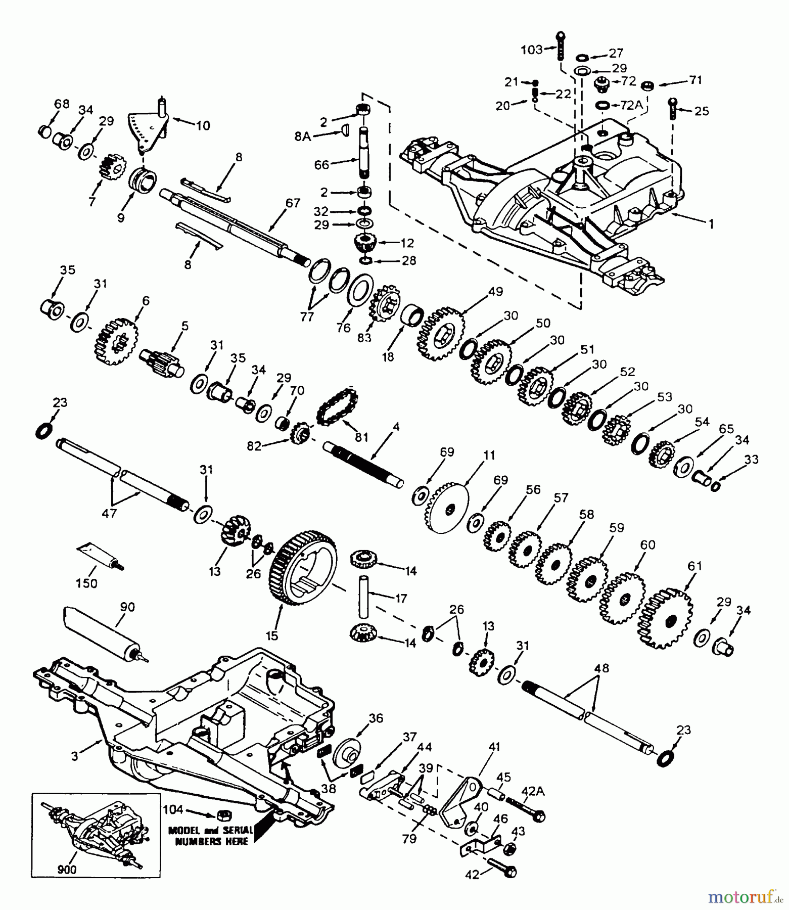 Poulan / Weed Eater Rasen und Gartentraktoren PP1338 - Poulan Pro Lawn Tractor Peerless Transaxle