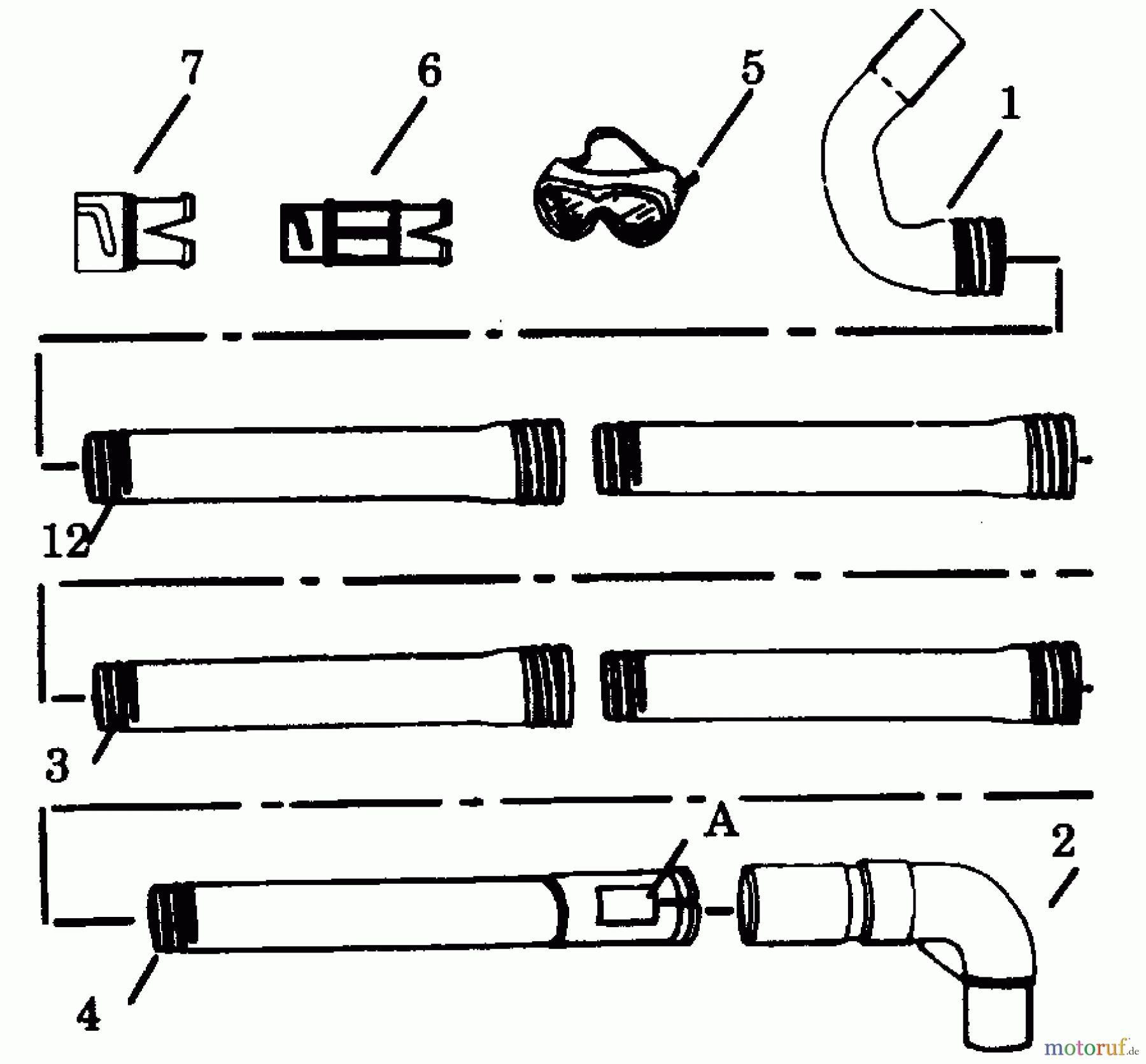 Poulan / Weed Eater Zubehör GA1900 - Weed Eater Gutter Attachment GUTTER ATTACHMENT KIT