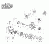Poulan / Weed Eater BV1650 (Type 2) - Weed Eater Barracuda Blower Ersatzteile Engine Assembly Type 2