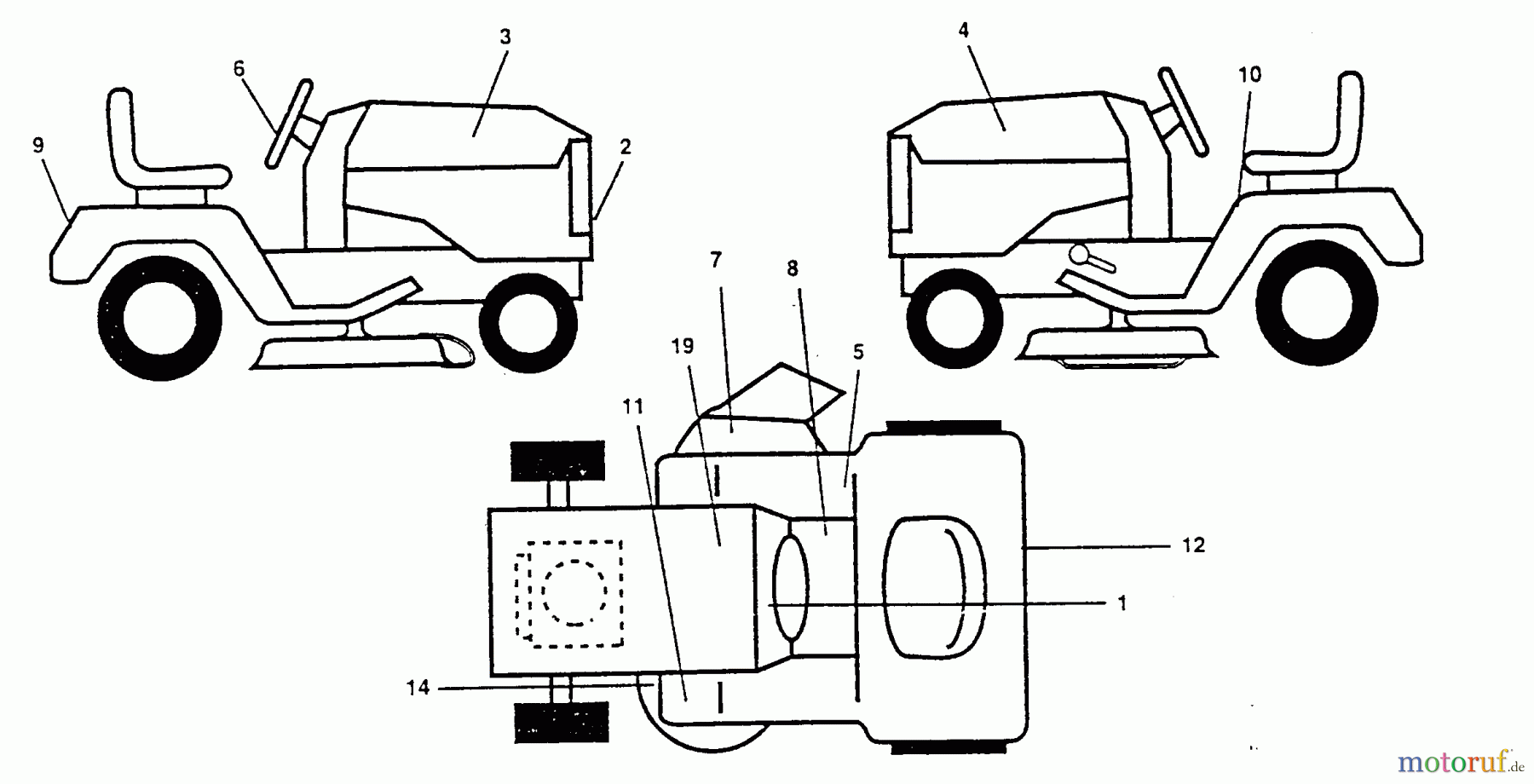  Poulan / Weed Eater Rasen und Gartentraktoren PP20H50J - Poulan Pro Lawn Tractor DECALS
