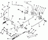 Poulan / Weed Eater PP21R38MA - Poulan Pro Lawn Tractor Ersatzteile BRAKE / REAR MOWER LIFT ASSEMBLY