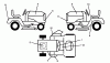 Poulan / Weed Eater PP21R38MA - Poulan Pro Lawn Tractor Ersatzteile DECALS