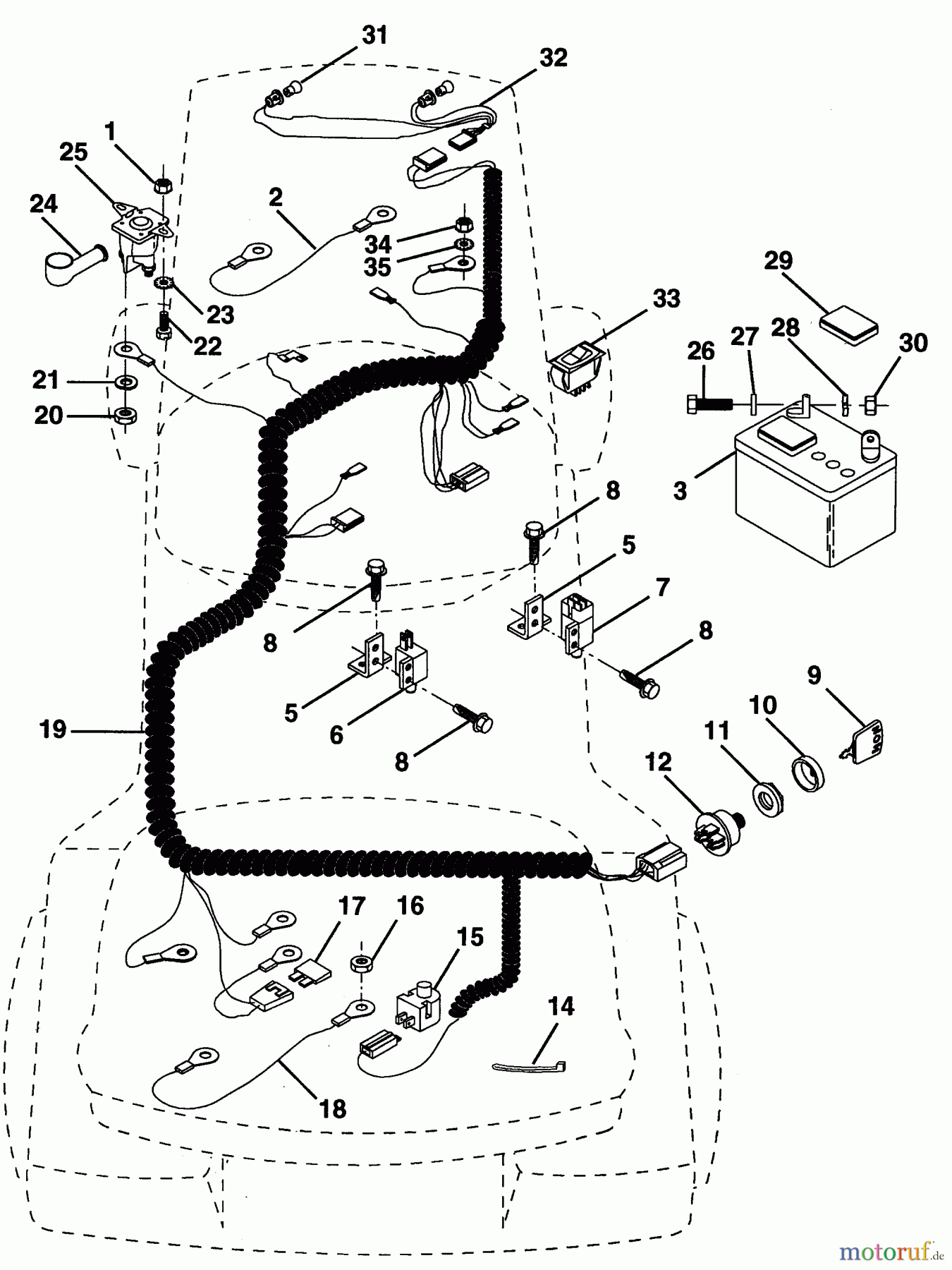 Poulan / Weed Eater Rasen und Gartentraktoren PP21R38MA - Poulan Pro Lawn Tractor ELECTRICAL