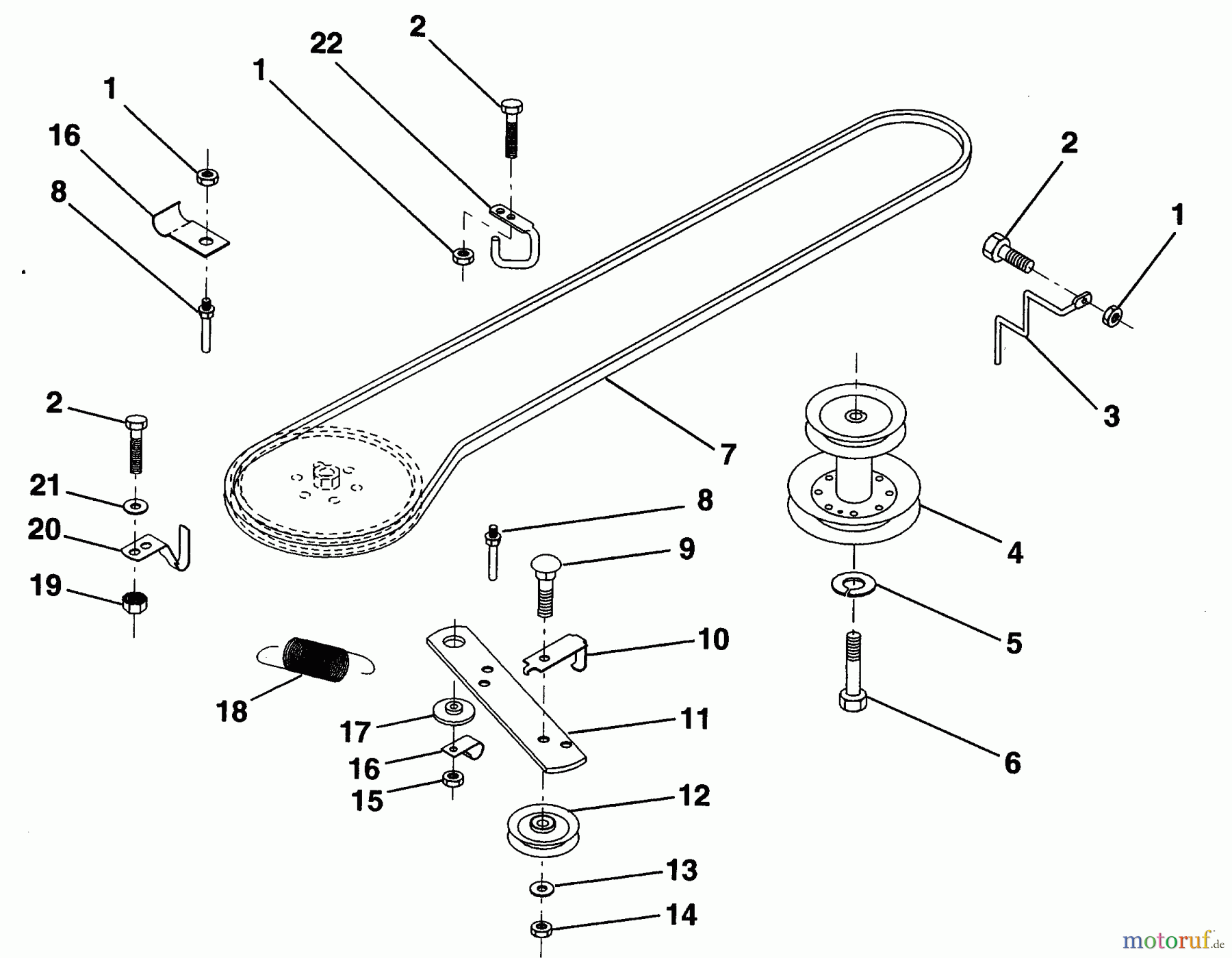 Poulan / Weed Eater Rasen und Gartentraktoren PP21R38MA - Poulan Pro Lawn Tractor GROUND DRIVE