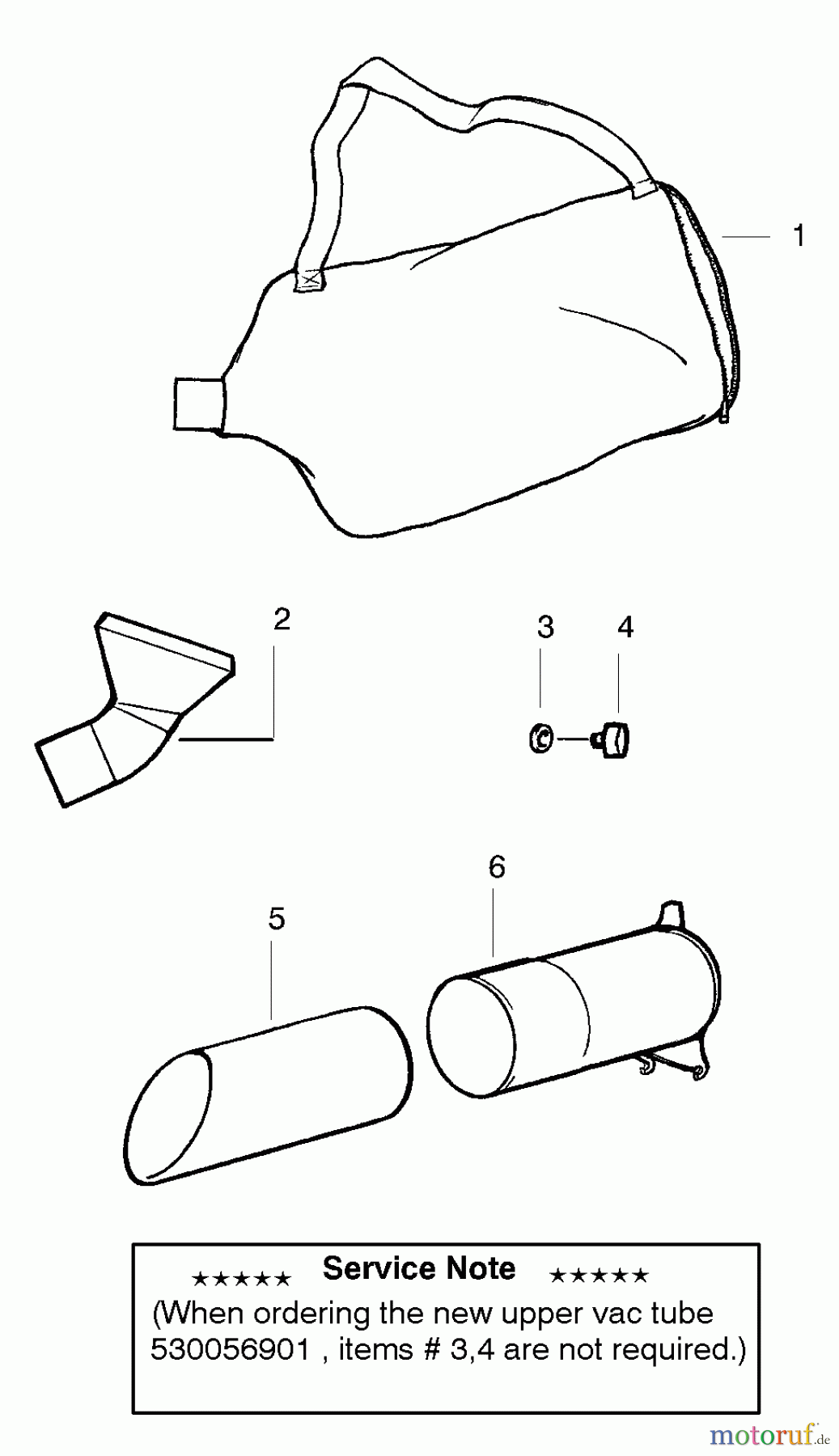 Poulan / Weed Eater Bläser / Sauger / Häcksler / Mulchgeräte BV1650 (Type 1) - Weed Eater Barracuda Blower Vacuum Tube Assembly