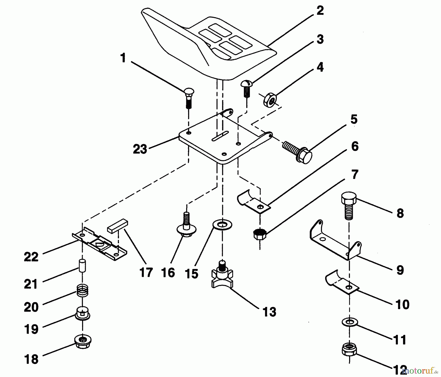 Poulan / Weed Eater Rasen und Gartentraktoren PP21R38MA - Poulan Pro Lawn Tractor SEAT