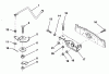 Poulan / Weed Eater PP21R38MA - Poulan Pro Lawn Tractor Ersatzteile SECTOR GEAR / AXLE SUPPORT